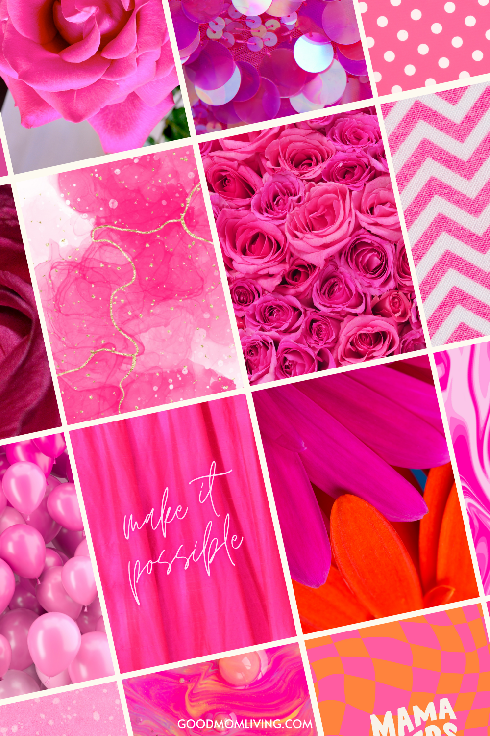 Hot Pink Background for Phone (Hot Pink Wallpaper) Mom Living