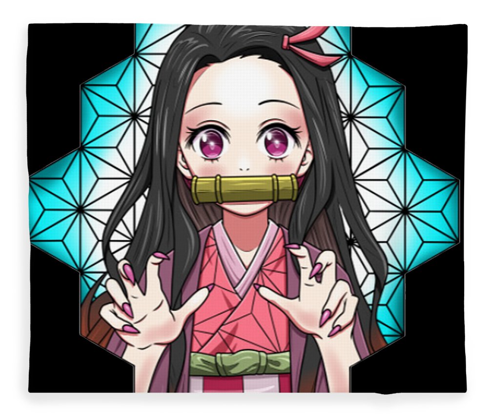Kamado Nezuko Demon Slayer Anime Fleece Blanket