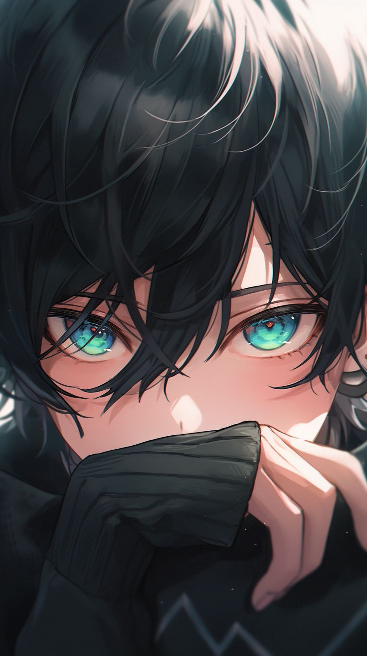 Handsome Anime Boy Blue Eyes 4K by Subaru_sama