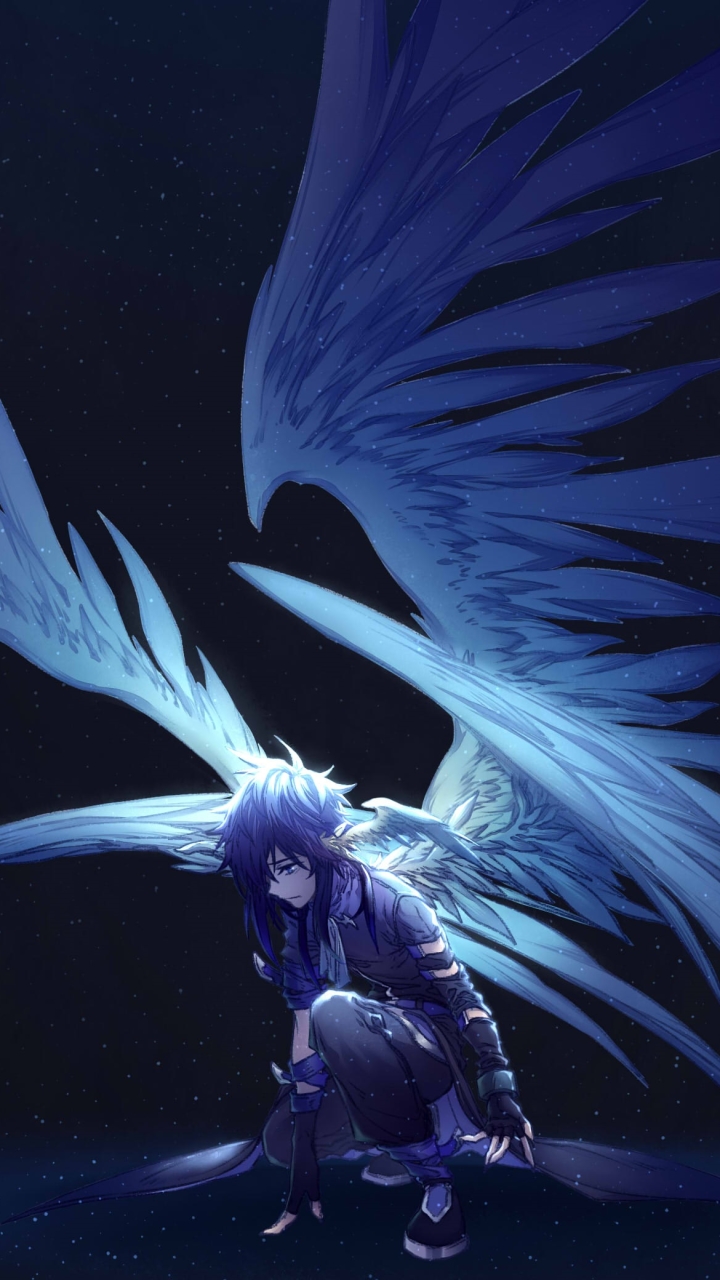Anime Angel Phone Wallpaper