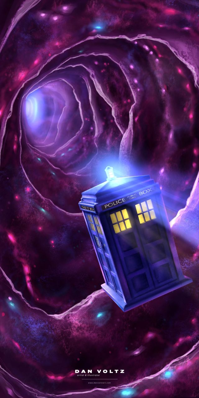 TARDIS in the Time Vortex