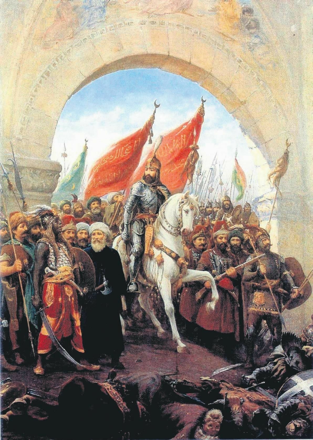 Fatih Sultan Mehmet han (ks) İstanbul'a girişi. Fall of constantinople, Mehmed the conqueror, Ottoman empire