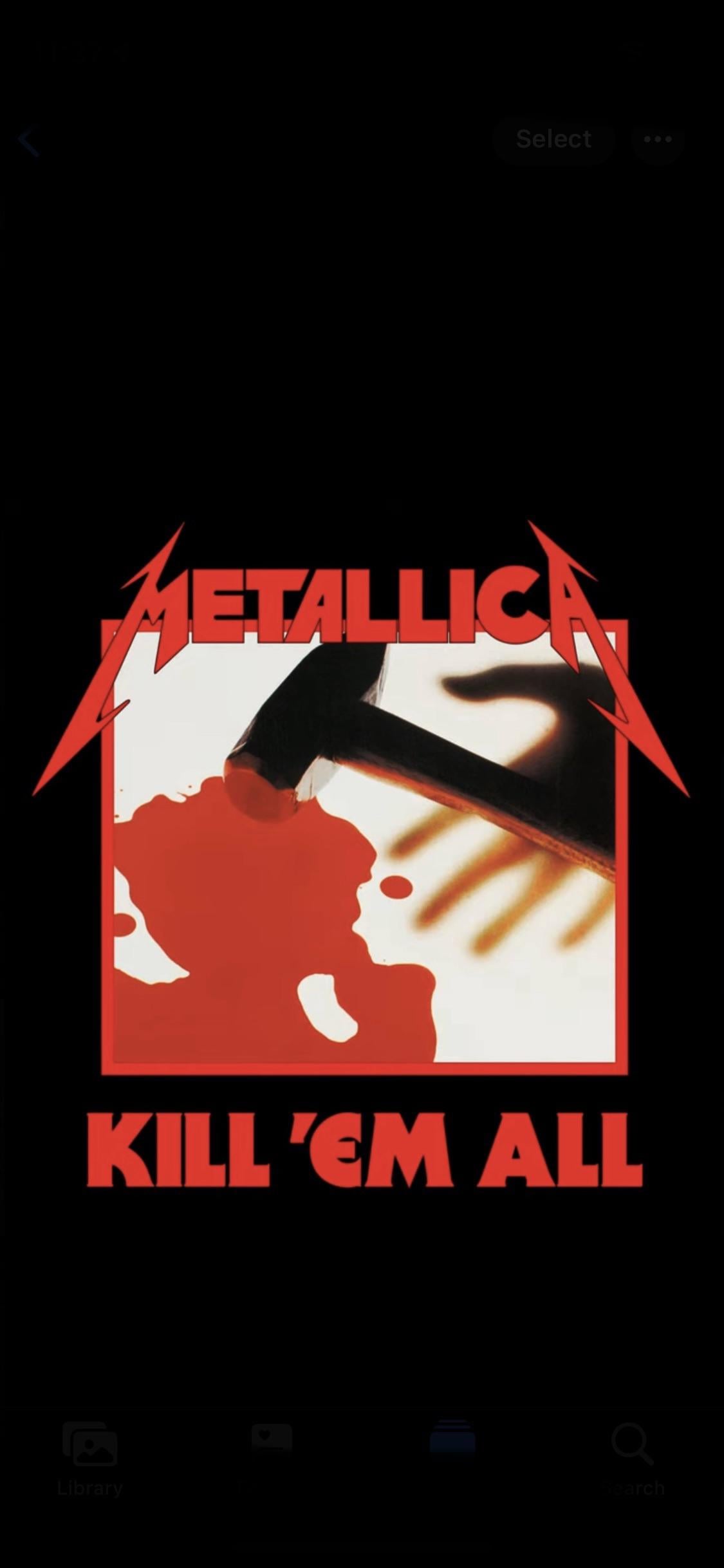 I finally made iPhone wallpaper out of all of Metallica's album covers (Garage Inc., S&M1 and 2, and Beyond Magnetic included). Feel free to use them!