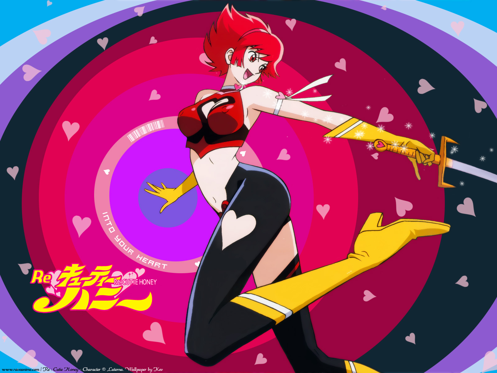 Download Cutey Honey Wallpaper: RE, Cutie Honey Into your hea (1600x1200)