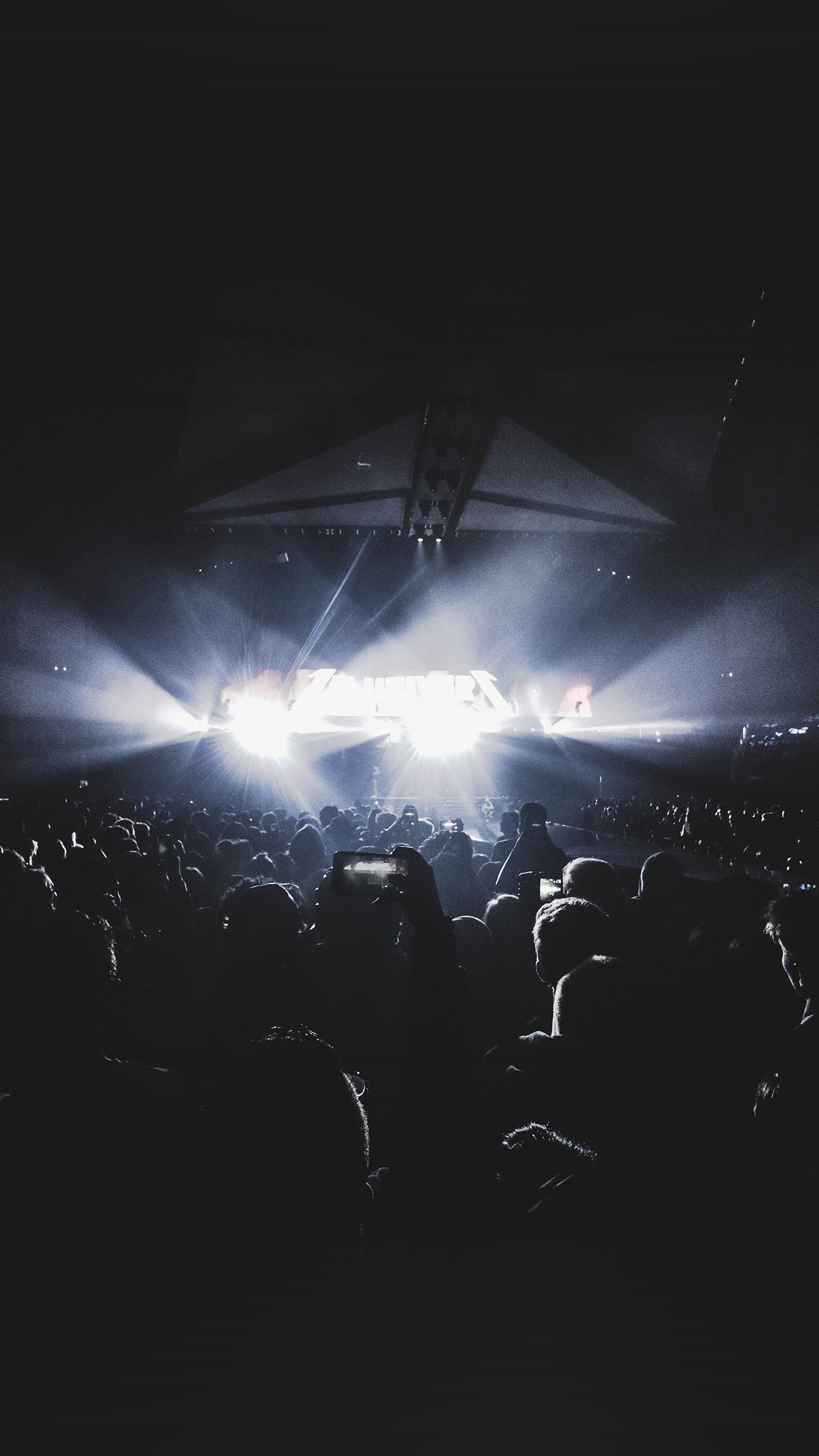 iPhone X wallpaper. concert dark sing night nature