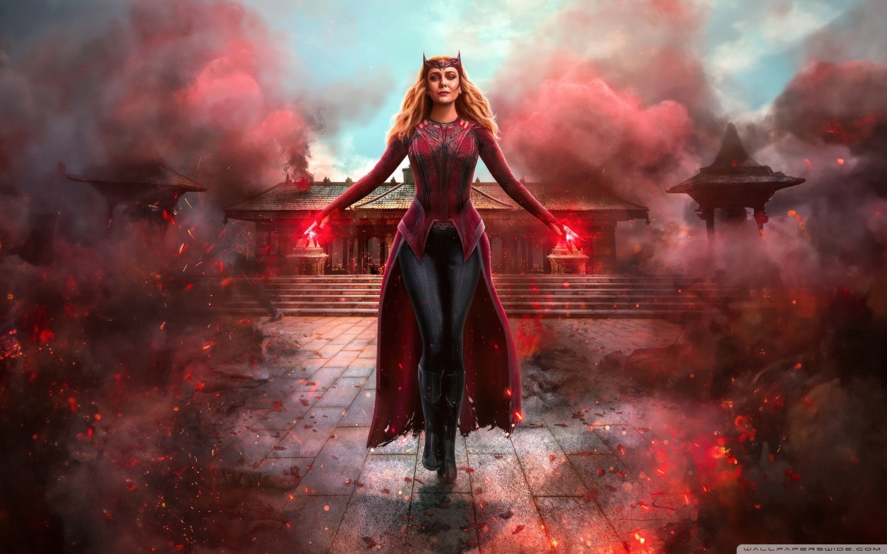 Scarlet Witch Chaos Magic Ultra HD Desktop Background Wallpaper for 4K UHD TV, Widescreen & UltraWide Desktop & Laptop, Tablet