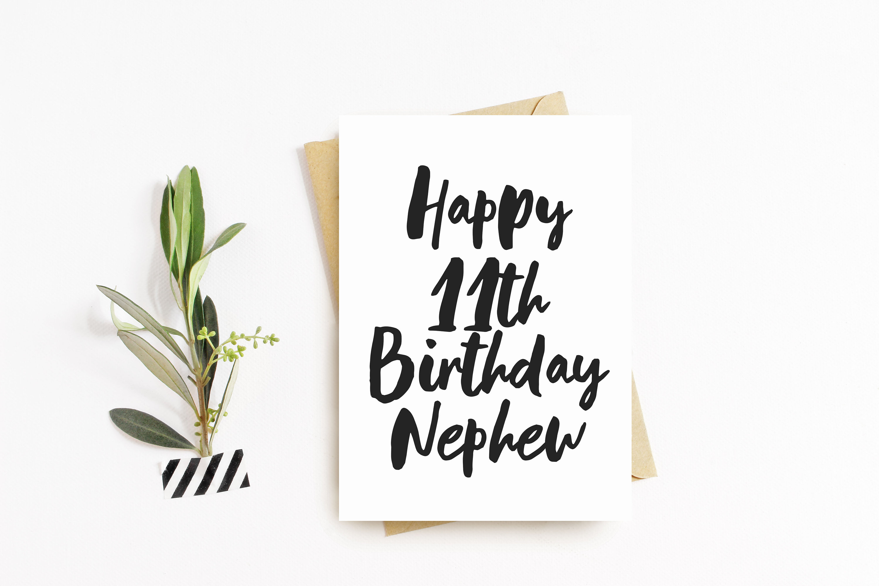 Eleventh Birthday Greeting Card Nephew Happy 11th Birthday