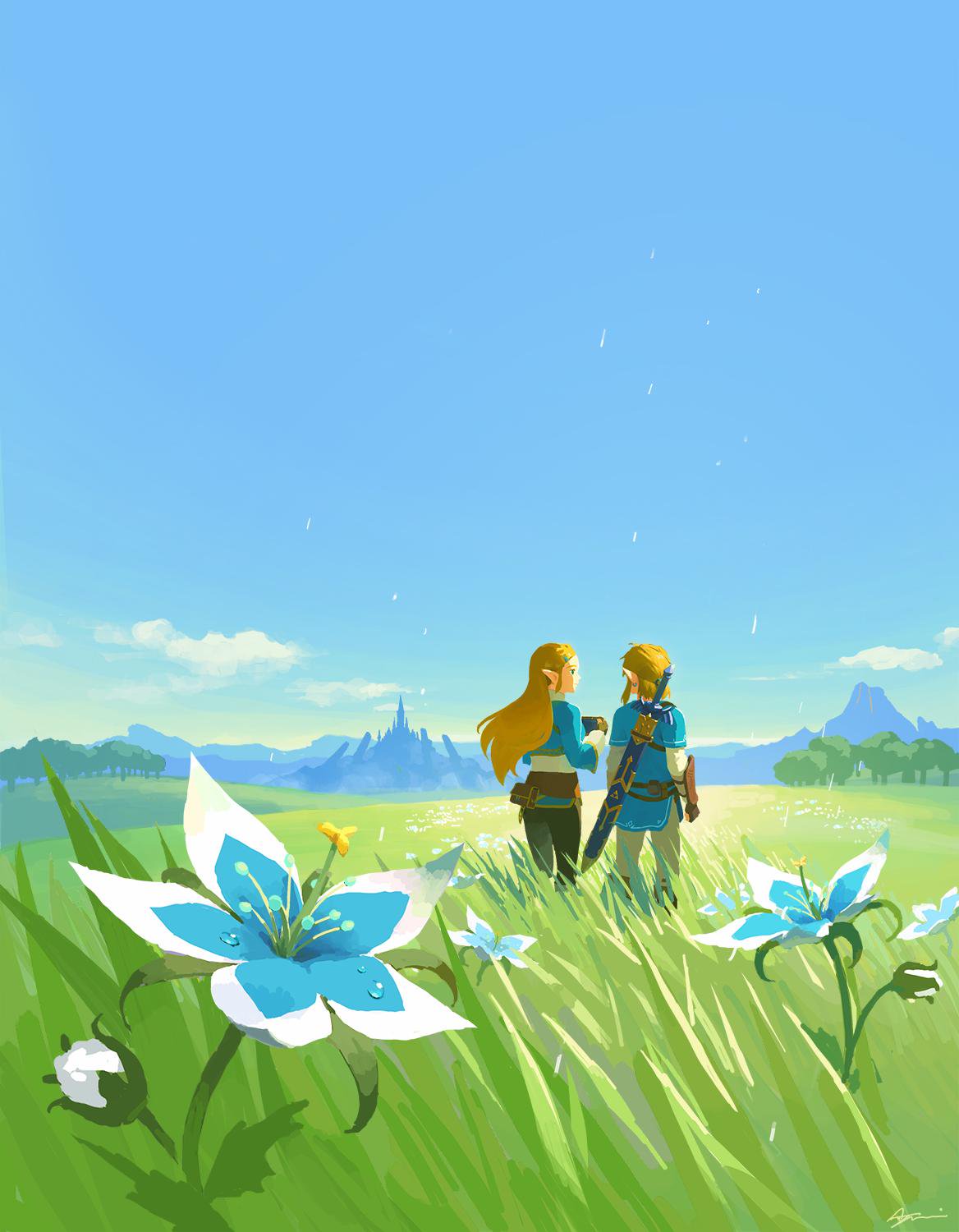 Silent Princess By 歩, R Breath_of_the_Wild
