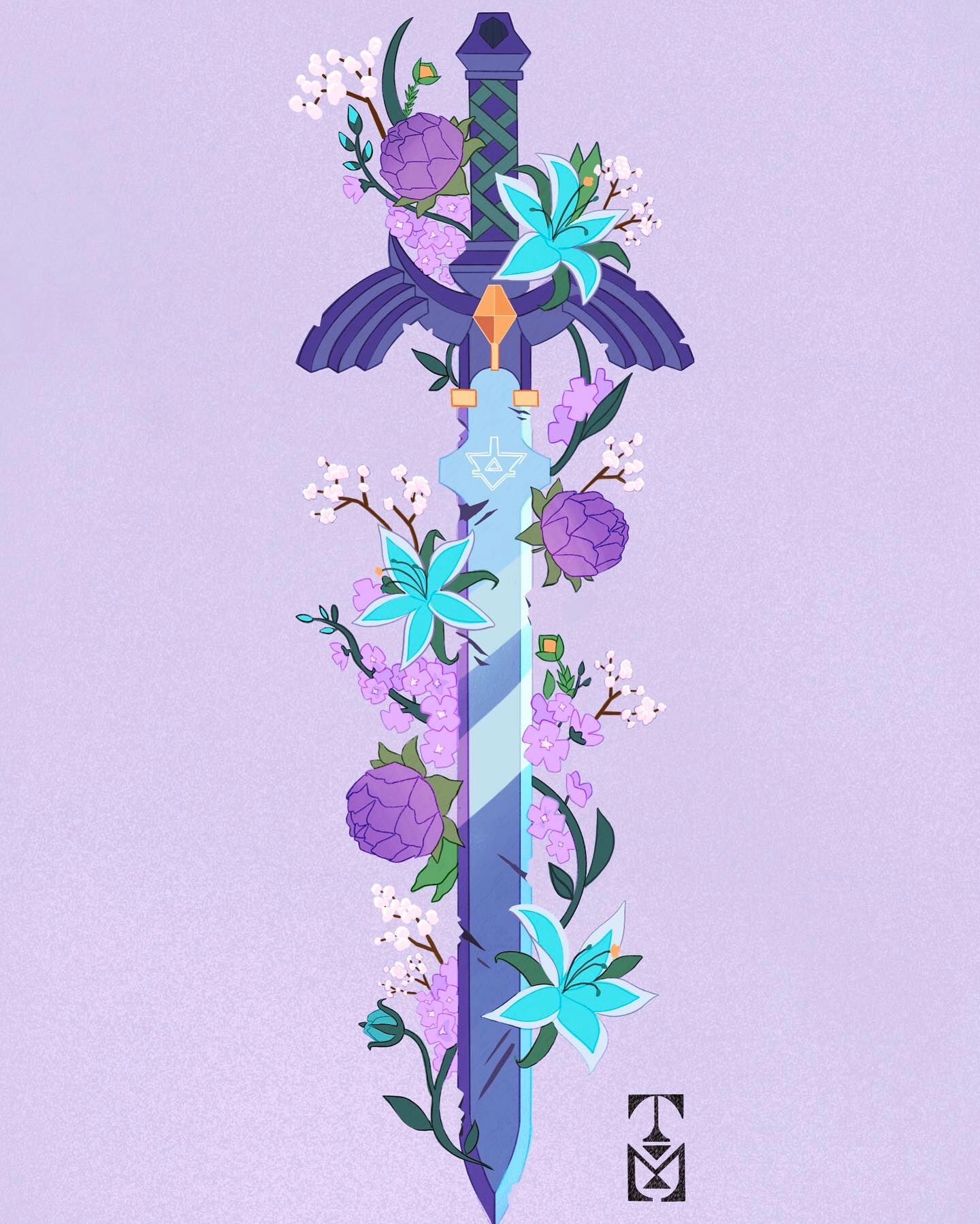 Tricia Moreno print was so fun to make ⚔️ #BOTW #Zelda #illustration