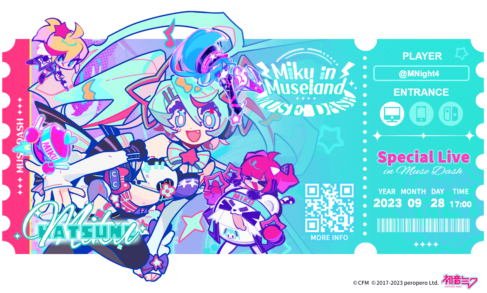 Hatsune Miku x Muse Dash Less than 24 hours!