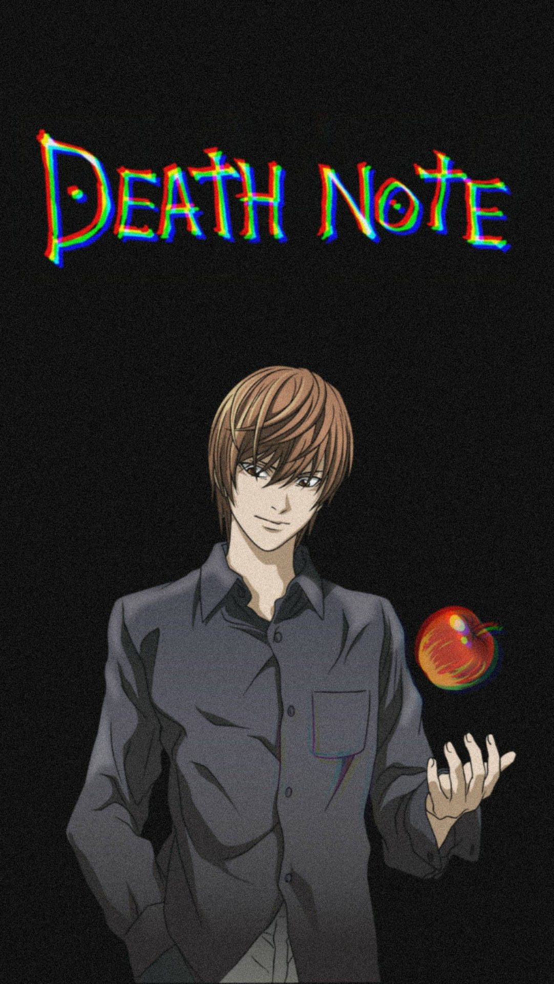 Download Light Yagami Apple Death Note Wallpaper