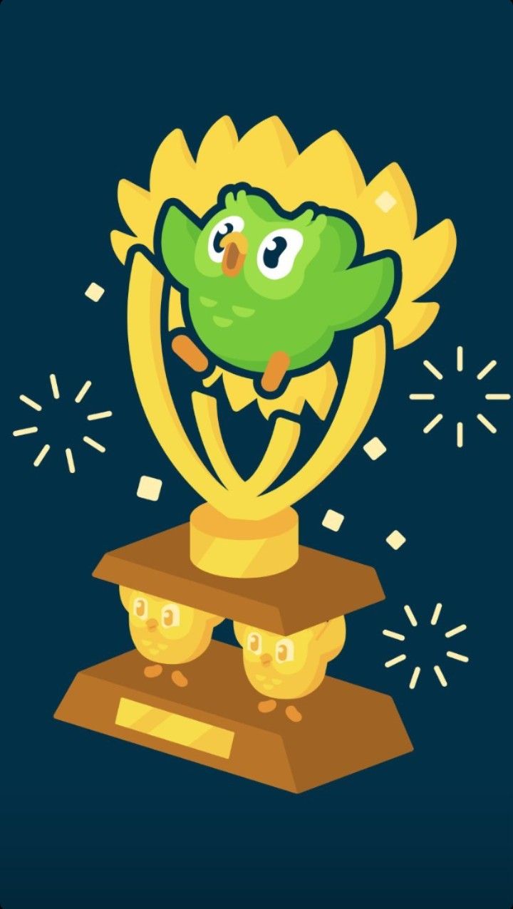 Duolingo Wallpaper. Duolingo, Wallpaper, Illustration