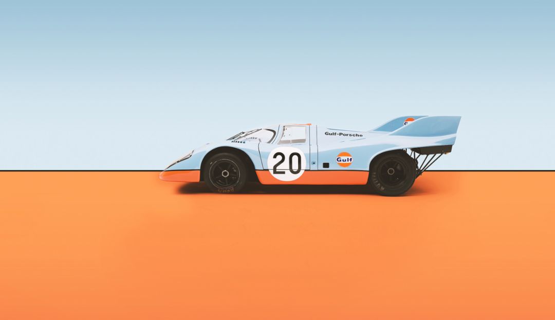 A glorious, colourful mixture: the different liveries of the 917 models