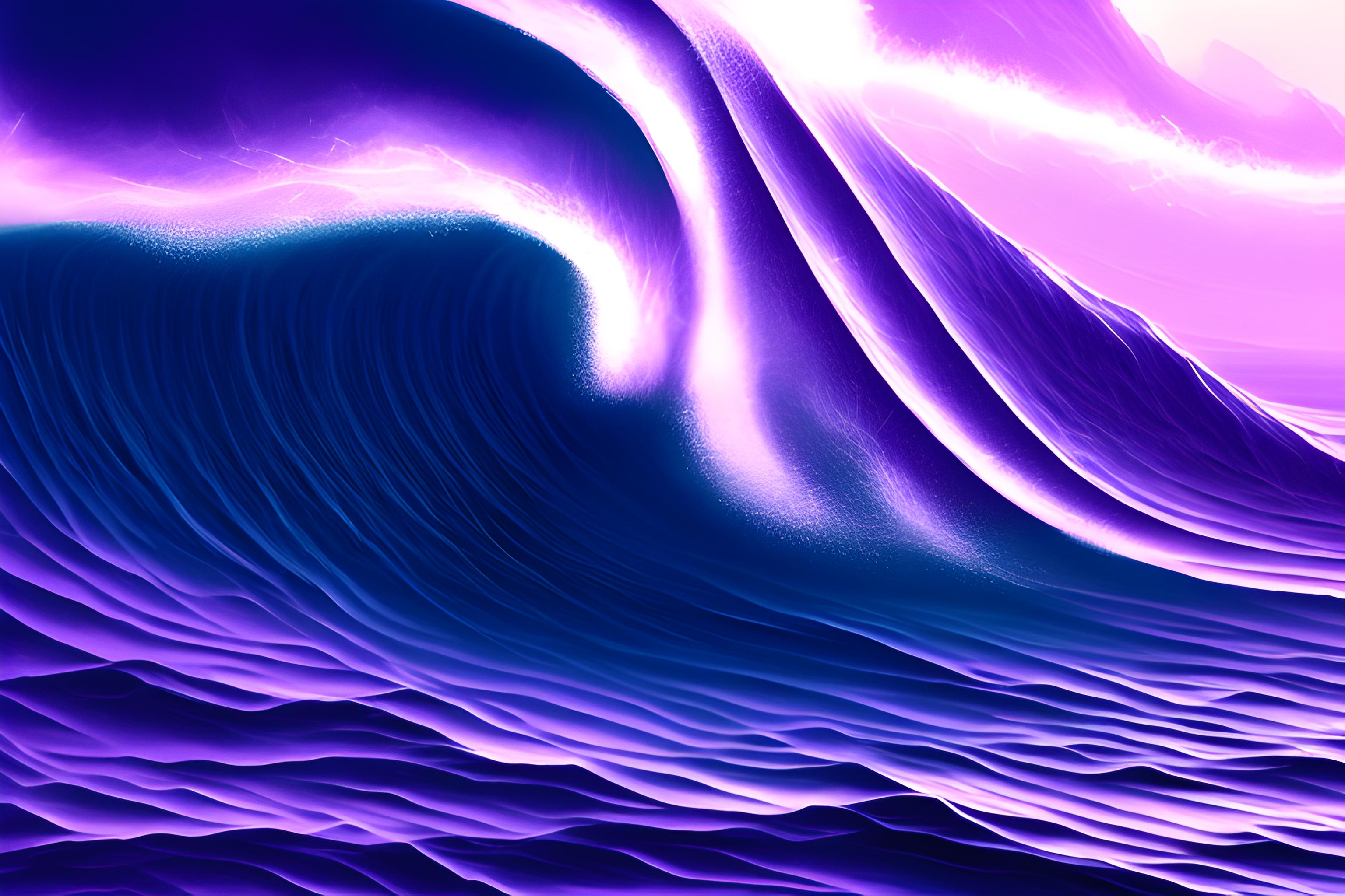 ocean waves purple