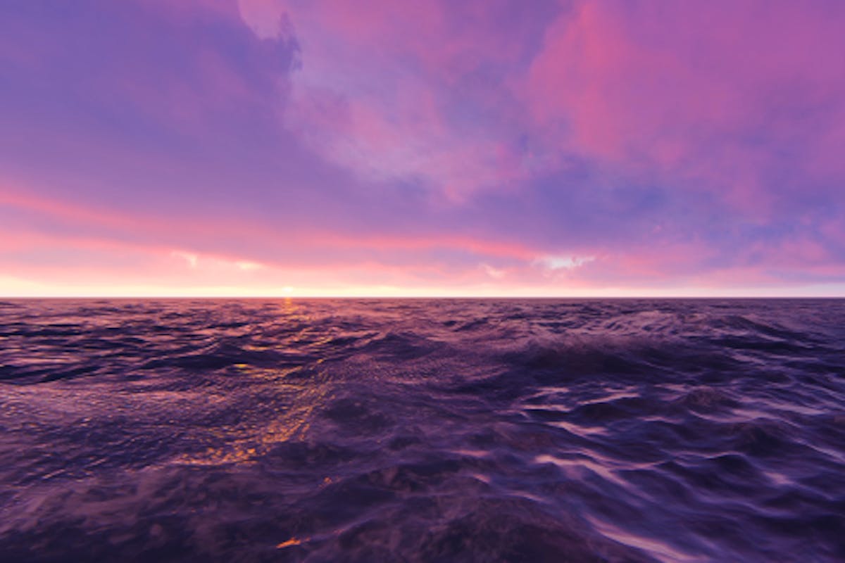 Purple Ocean, Stock Video