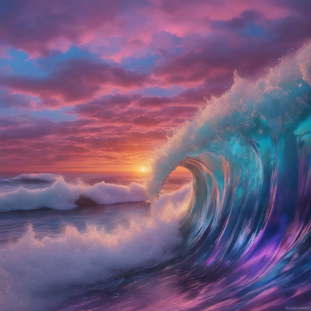 colorful waves
