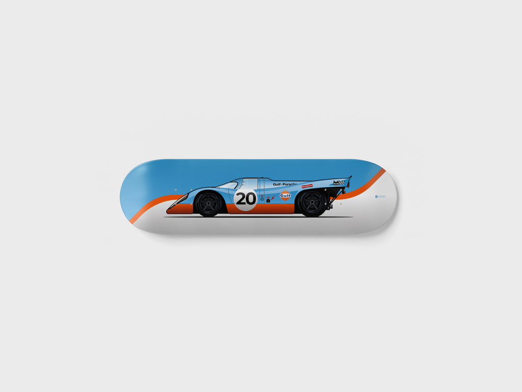 Decorative skateboard wall art 917 GULF
