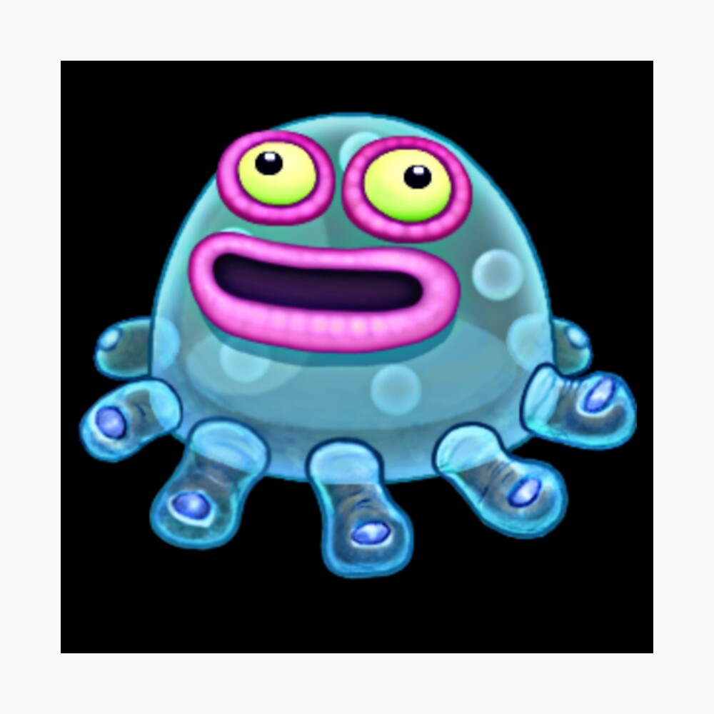 My Singing Monsters character Toe Jammer Metal Print