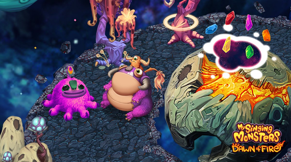 My Singing Monsters Prism Gate Has Opened Wide On Space Island To Once Again Reveal The Ever So Fuzzy Prismatic Toe Jammer!