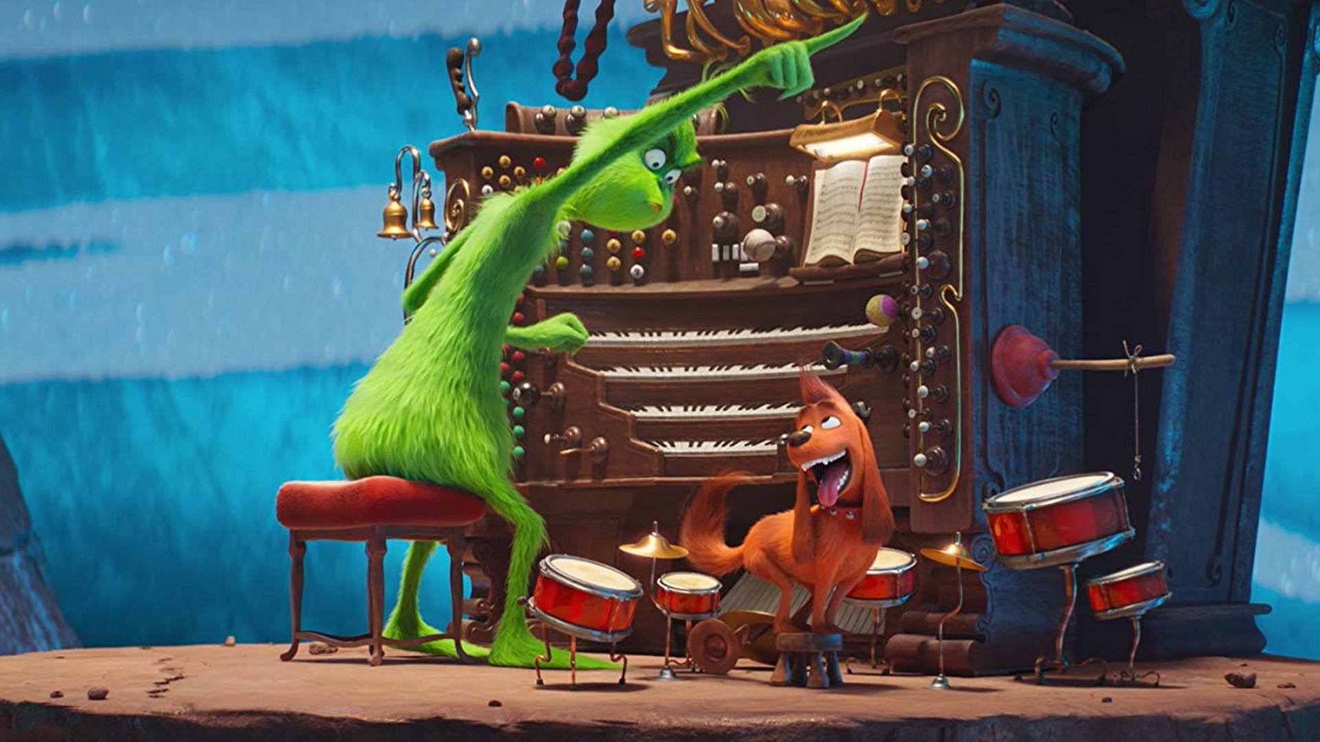 Download The Grinch Disturbed Wallpaper