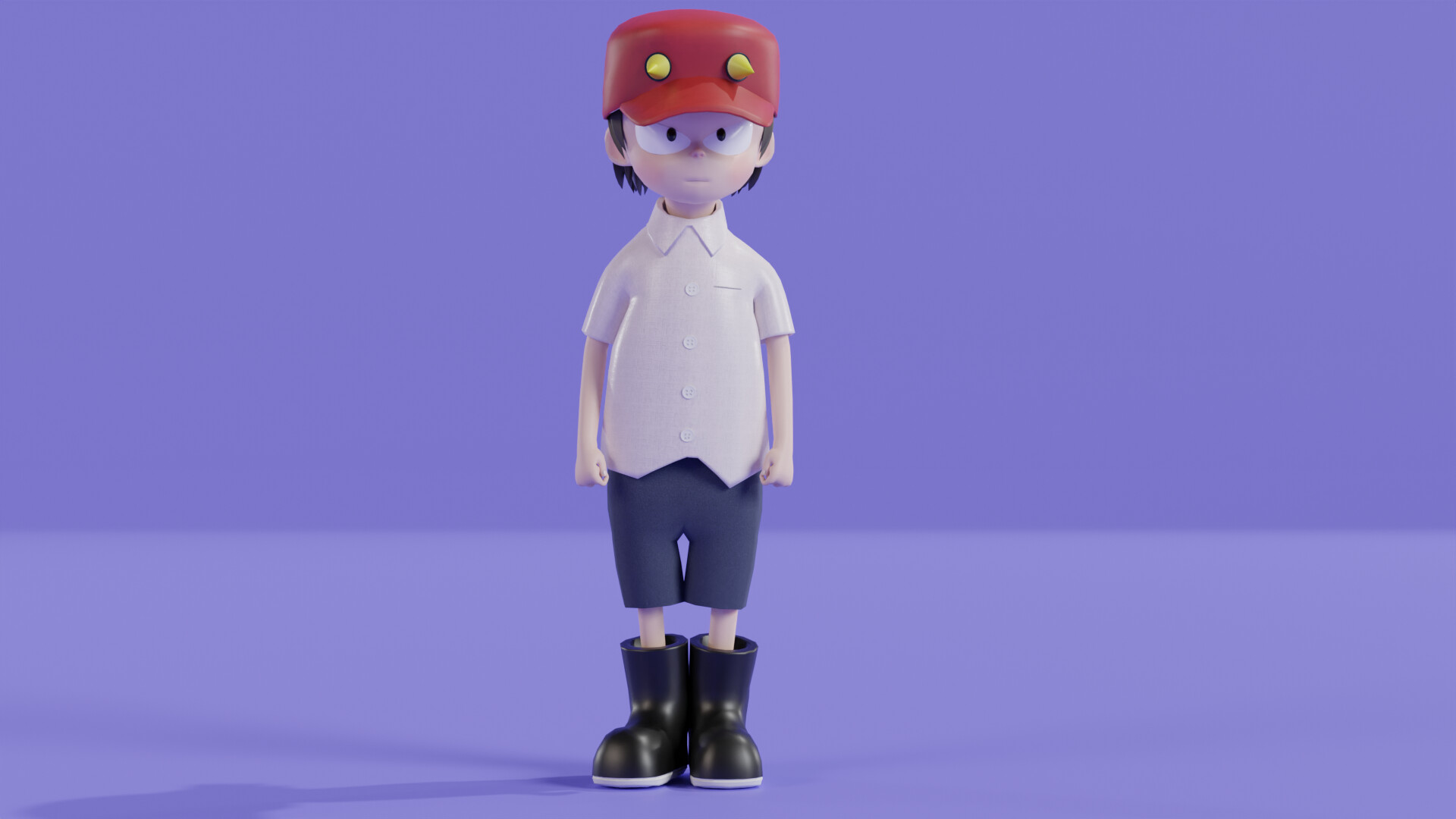 Kota İzumi charackter modeling 3D
