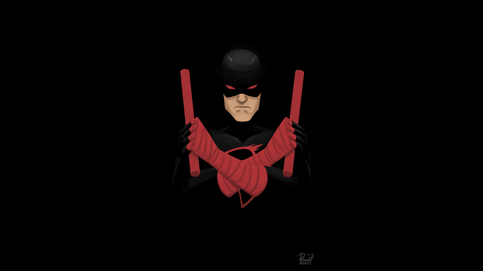 shadowland daredevil artwork bi Comics