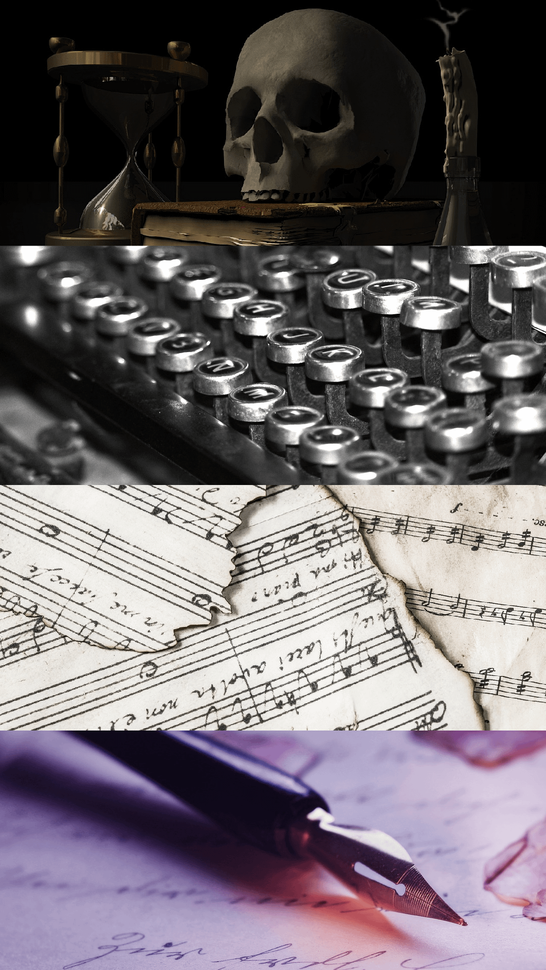 Random pride wallpaper pt 2: asexual study noir