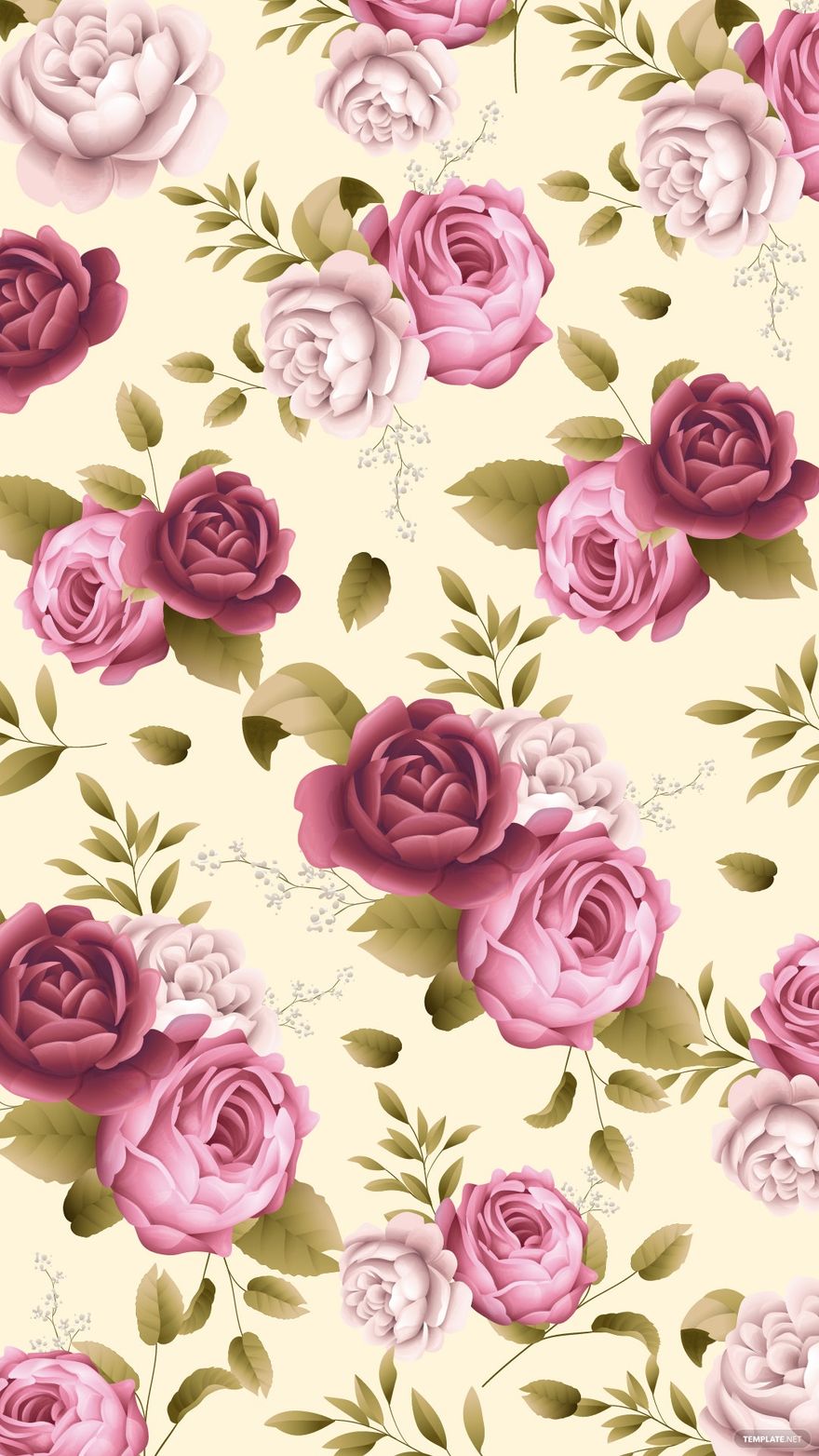 Free Pastel Floral iPhone Background Online & Download