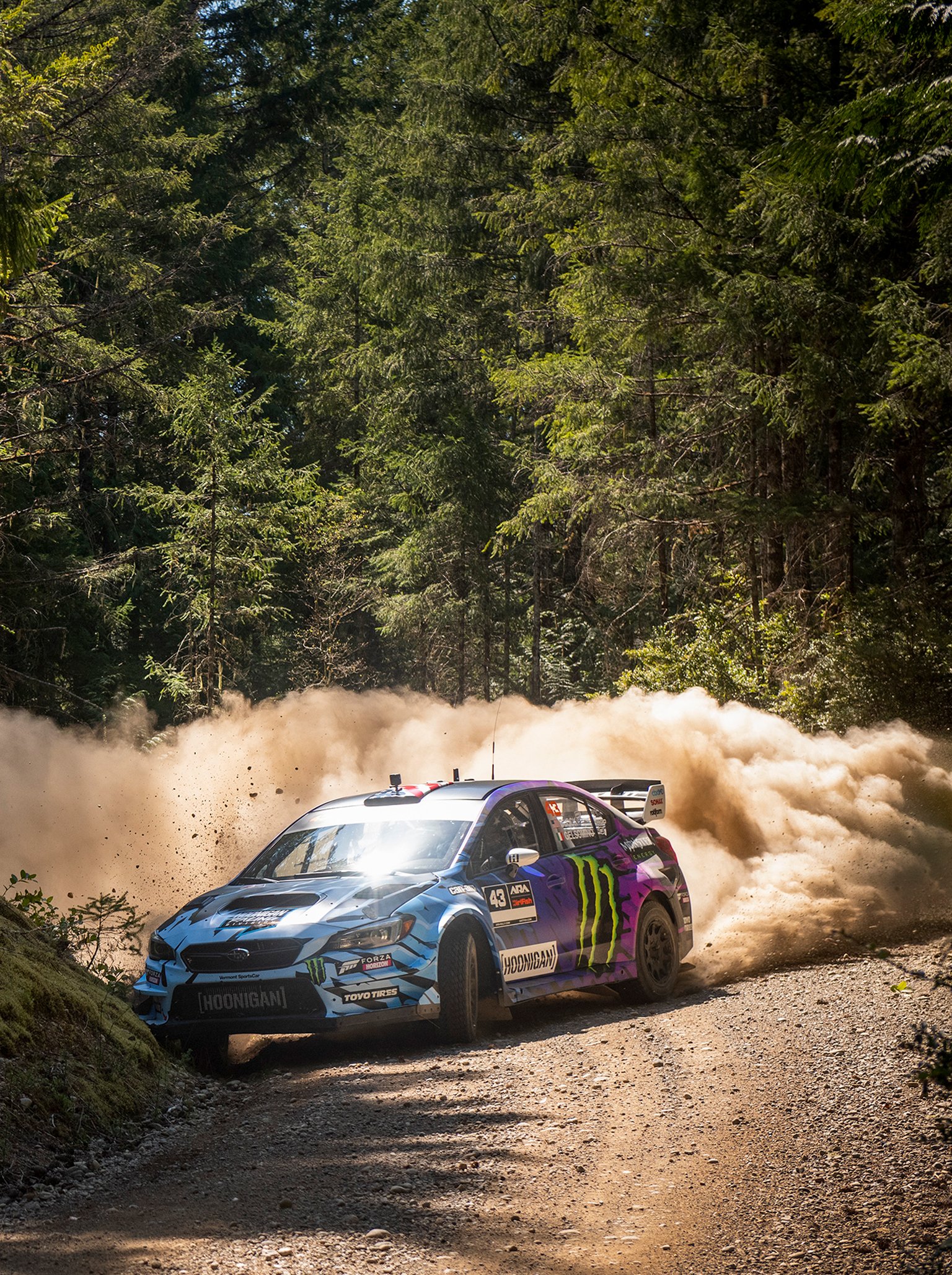Ken Block Hunting In My New Rally Weapon: A 2021 Subaru WRX STi, Prepared By Vermont SportsCar. Check Out The Testing Footage From This Bank Scrapping Turn, Along With The
