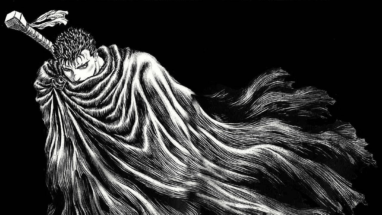 Download Berserk Guts Iconic Manga Panel Wallpaper