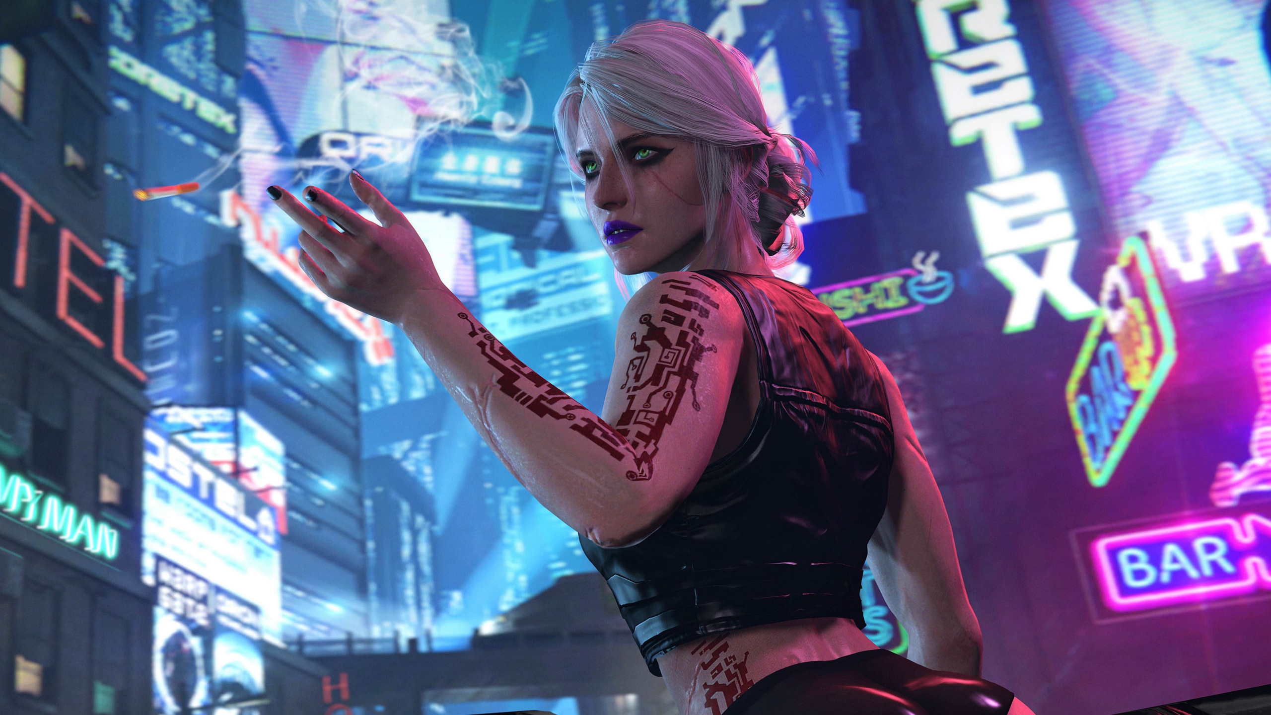 cyberpunk 2077, games, ps games, xbox games, pc games, hd, scifi, fantasy girls, neon, ciri, 4k, 5k, 8k HD Wallpaper
