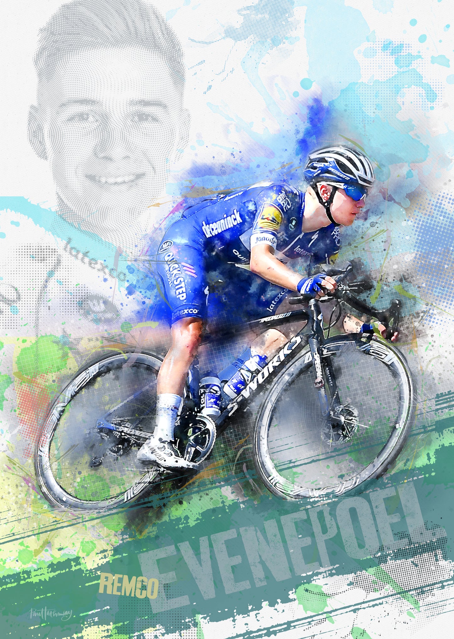 Remco Evenepoel Art Print 2