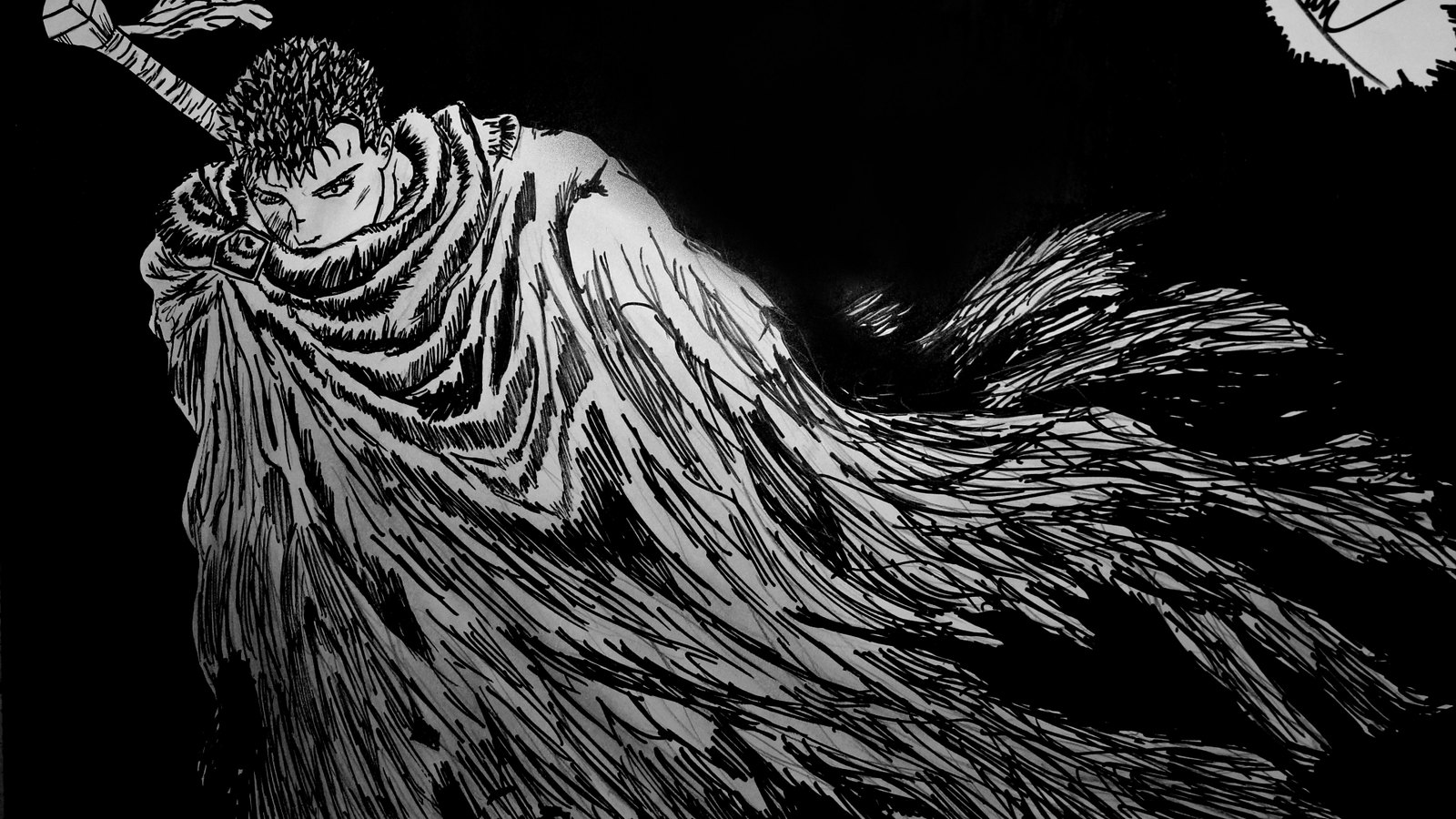 Drawing #Berserk #Guts #Manga #Wallpaper. Among the other