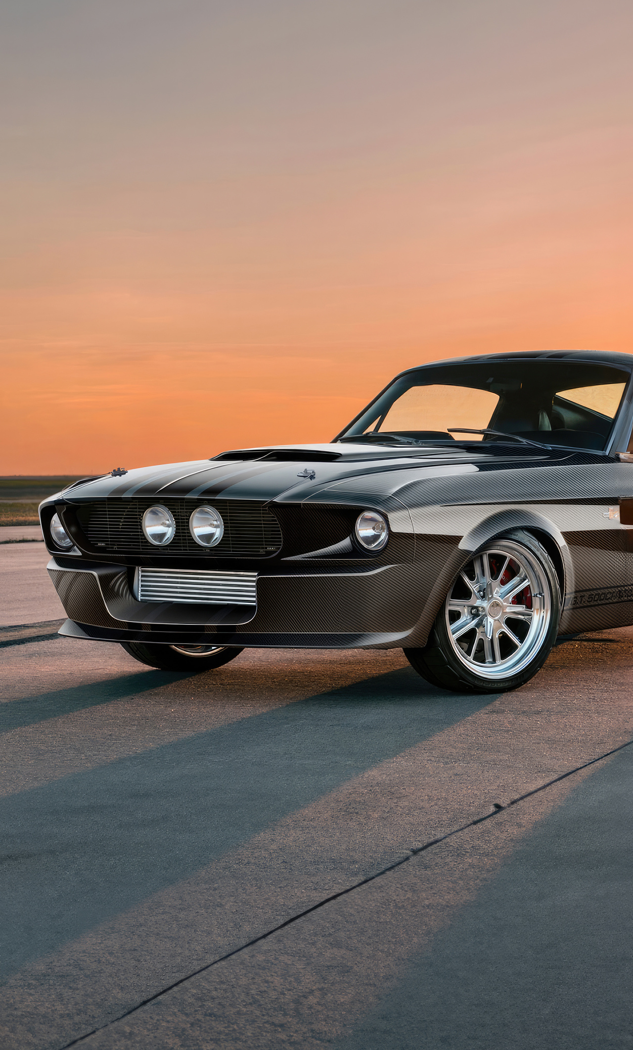 Ford Mustang Shelby Gt500 Carbon Roar iPhone HD 4k Wallpaper, Image, Background, Photo and Picture