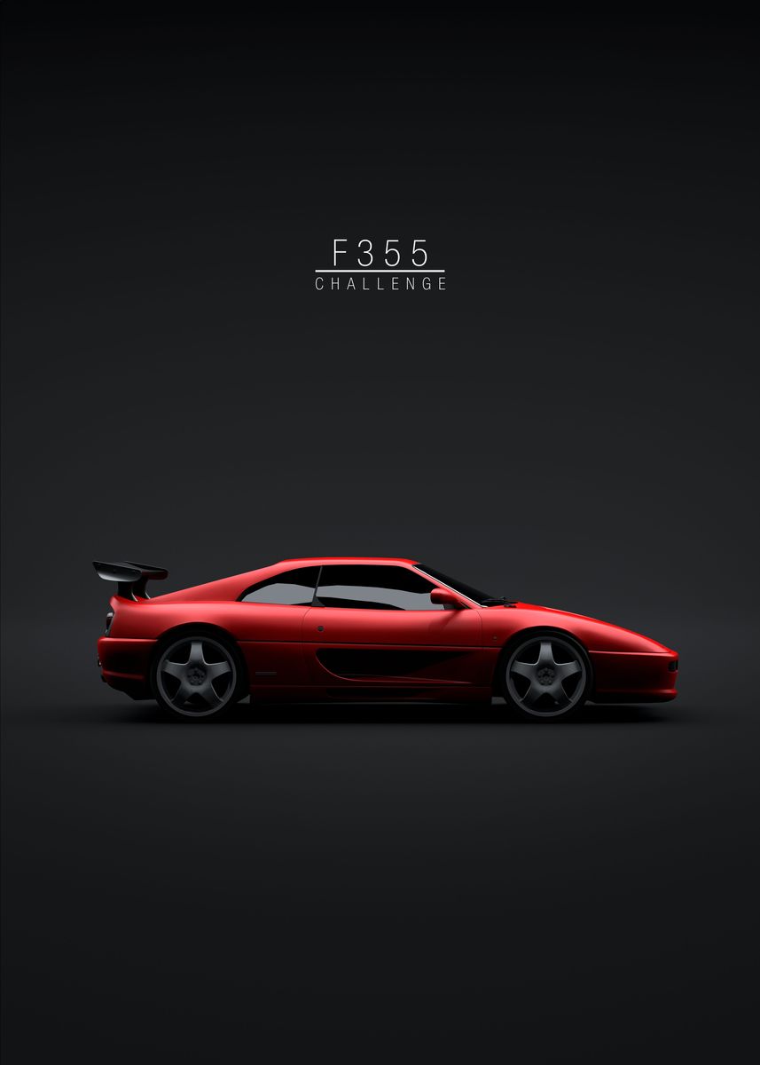 Ferrari F355 Challeng' Poster
