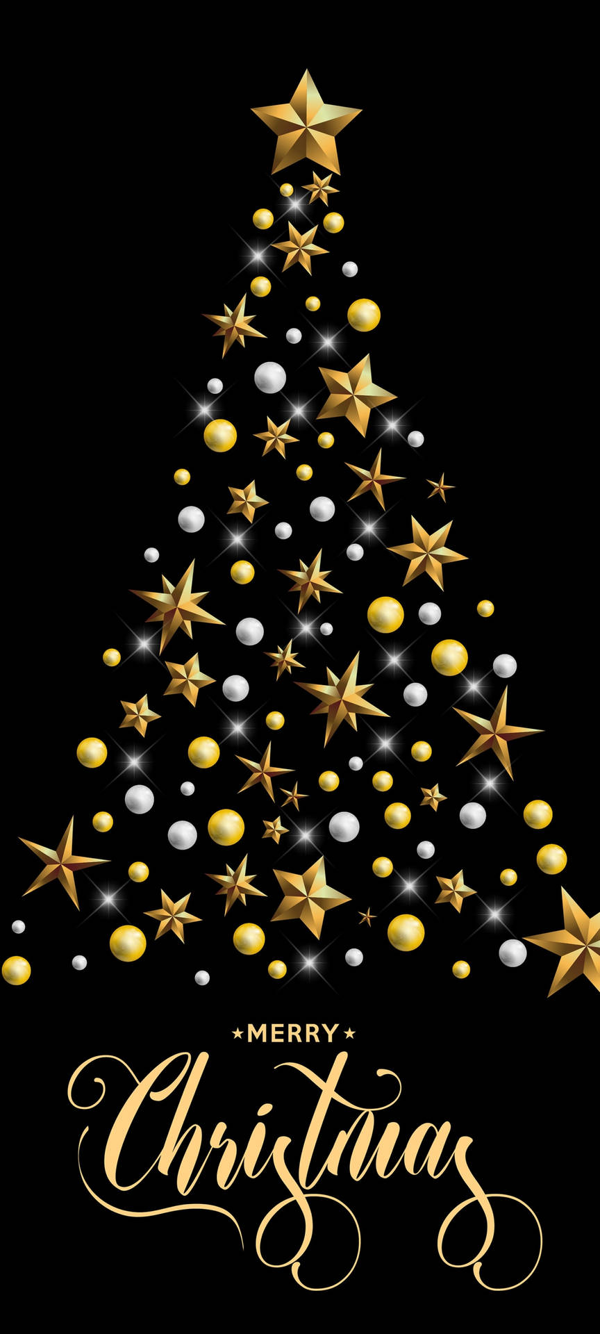 Download Celebrate this holiday season with Black Christmas Wallpaper