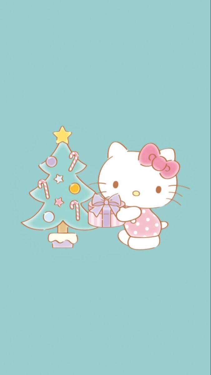 wallpaper by atreasty. Hello kitty christmas, Hello kitty wallpaper, Hello kitty