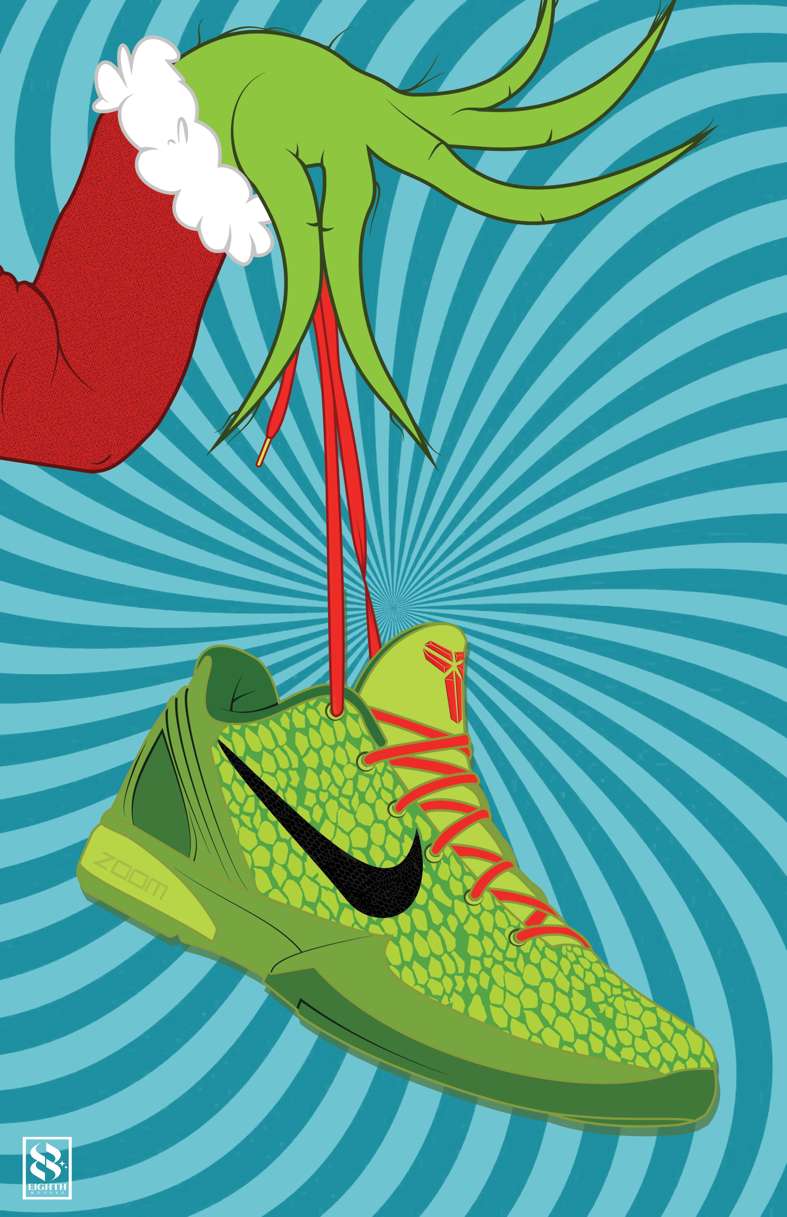 Nike Kobe 6 Pronto Grinch