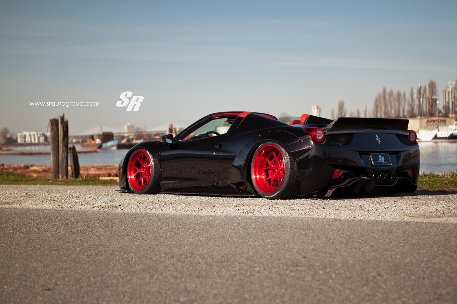 Ferrari 458 Spider Liberty Walk Cars Tuning PUR Wheels Wallpaperx973