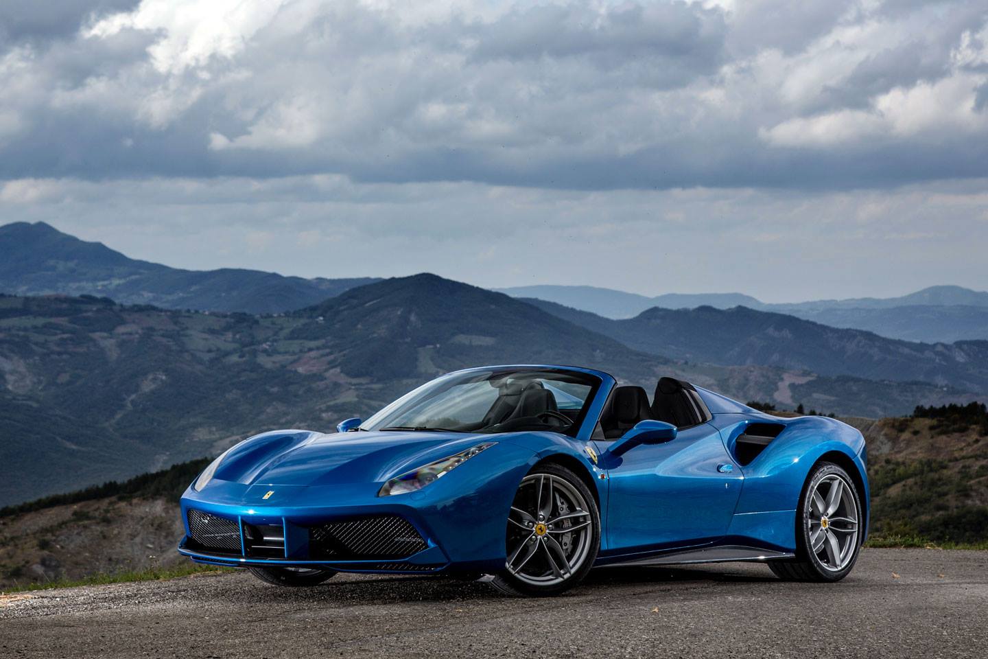 Stunning Ferrari 488 Spider Top Down Picture!