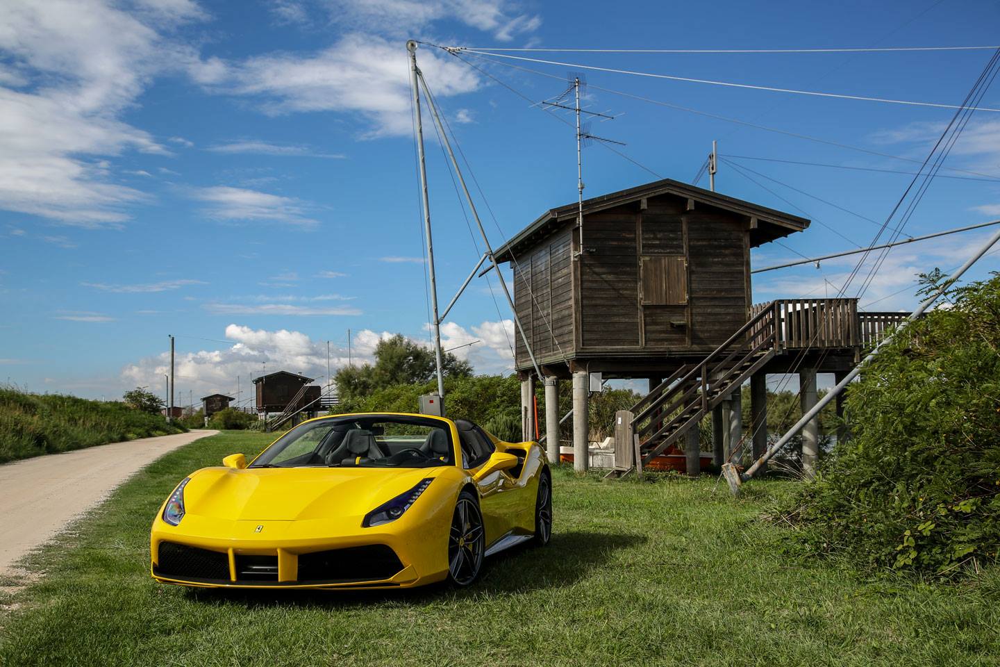 Stunning Ferrari 488 Spider Top Down Picture!