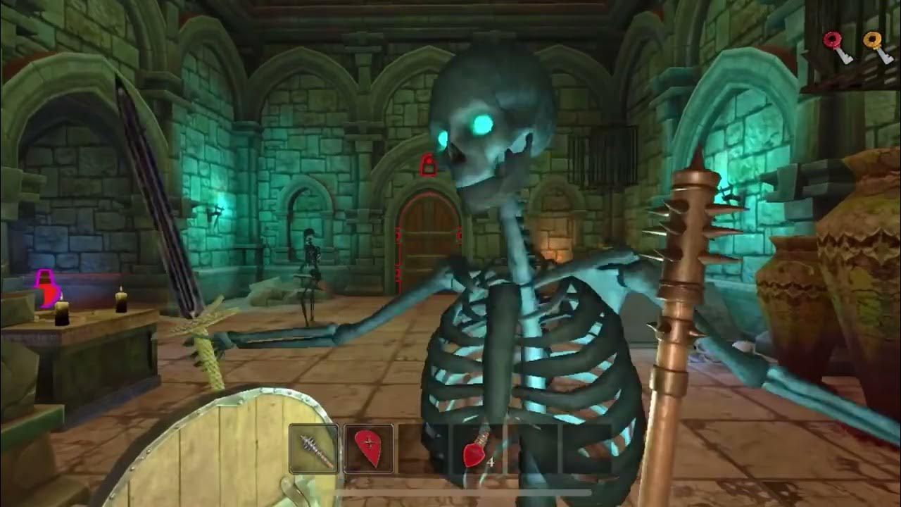 Ghoul Castle 3D Android Dark fantasy first person action melee combat mobile game HD