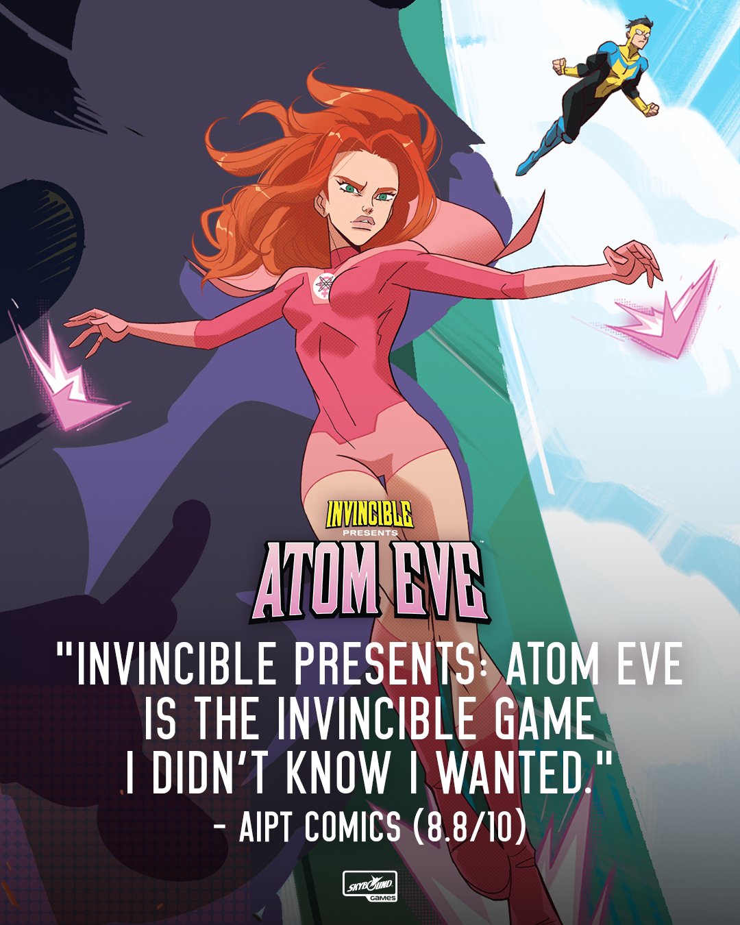 Skybound Games to for their review of Presents: Atom Eve—which is available now