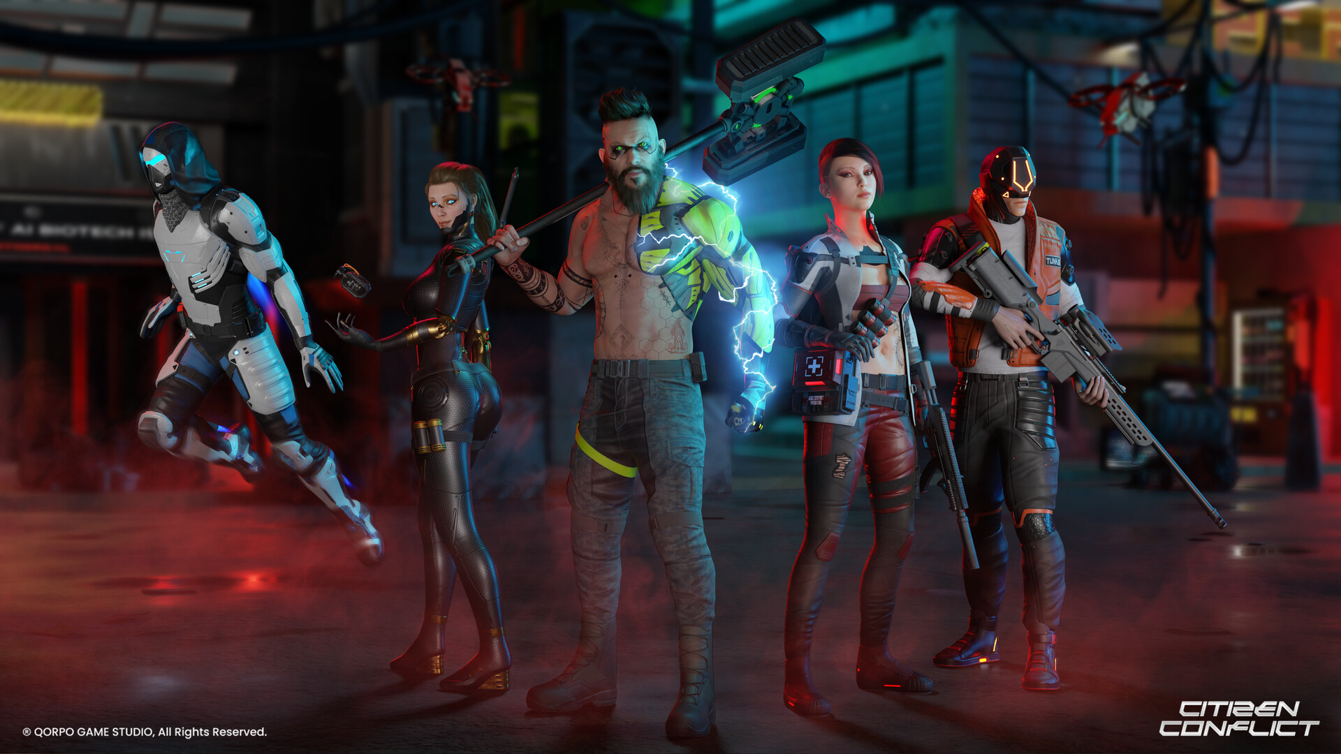 Citizen Conflict ALPHA 2.0 Key Art