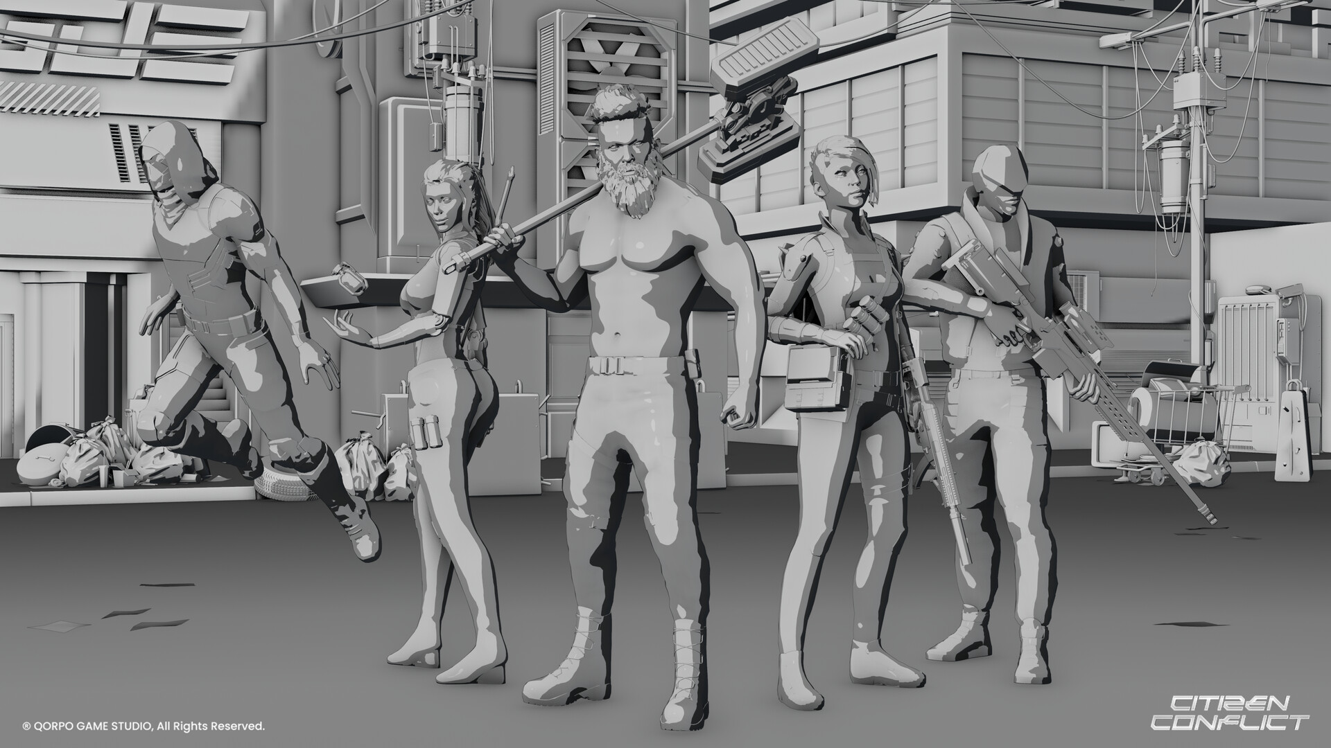 Citizen Conflict ALPHA 2.0 Key Art