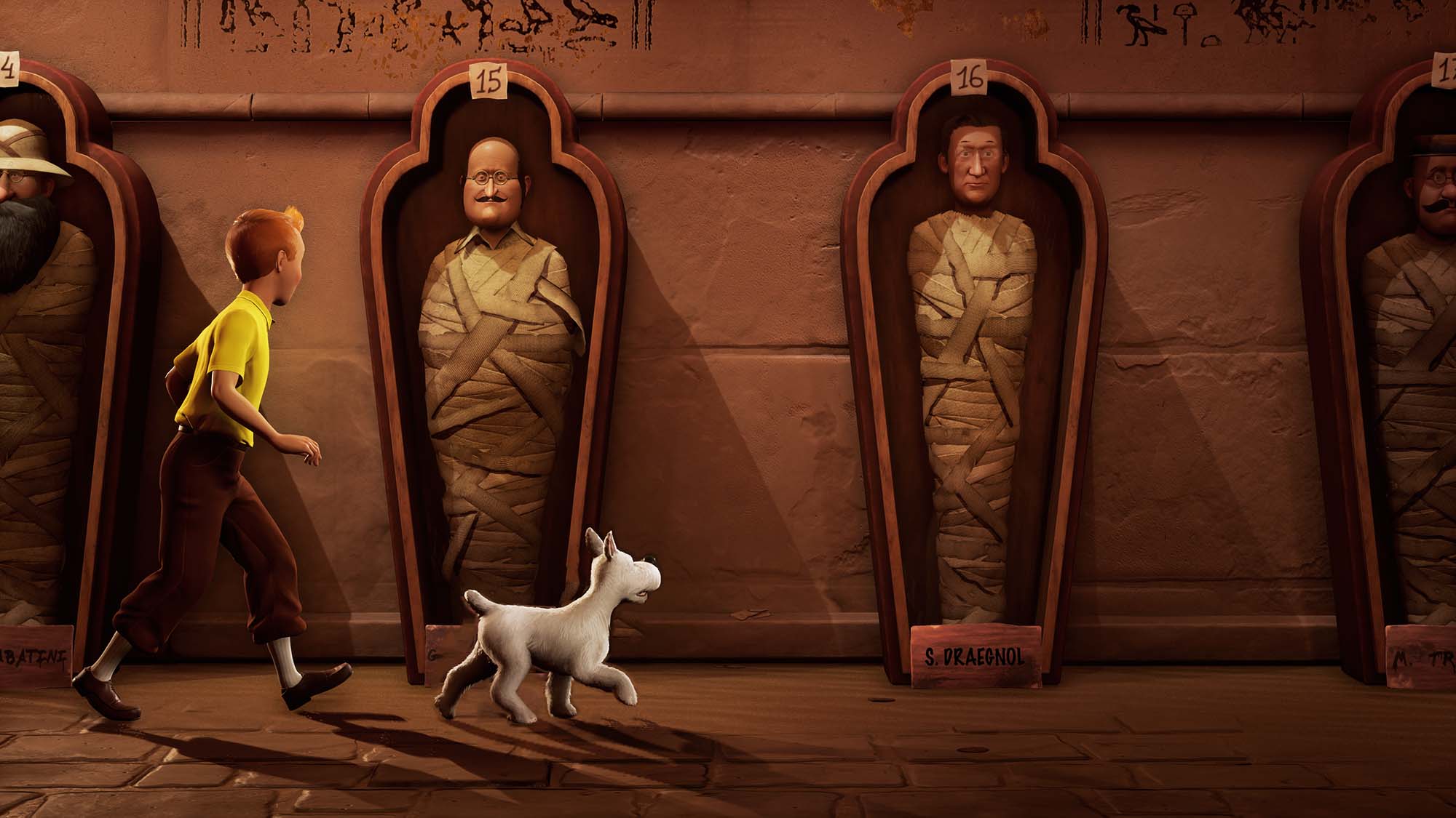 Discover the first screens for Tintin Reporter