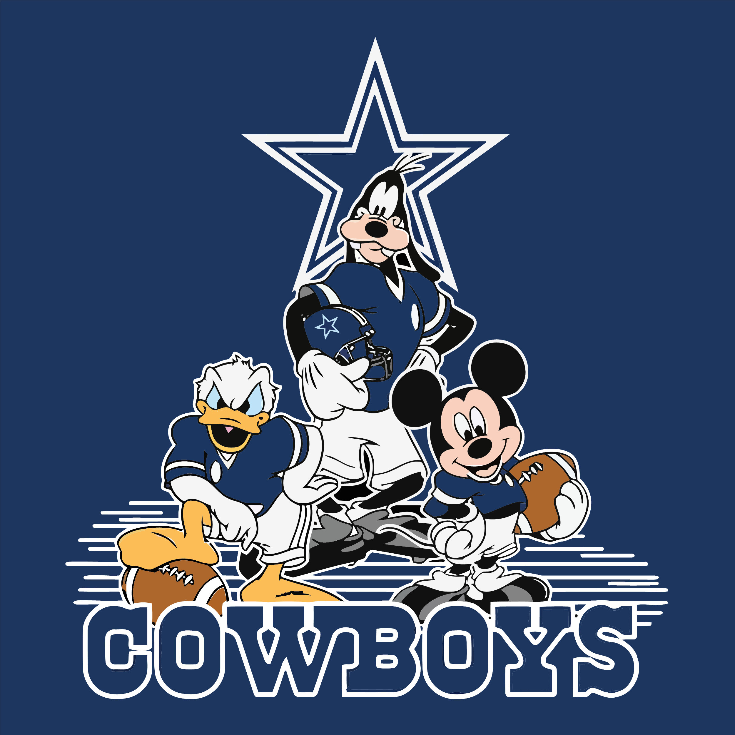 Dallas Cowboys Mickey Mouse Wallpapers - Wallpaper Cave