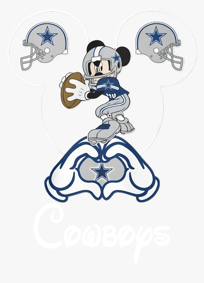 Transparent Dallas Cowboys Clipart Cowboy Mickey Clip Art, HD Png Download, Transparent Png Image