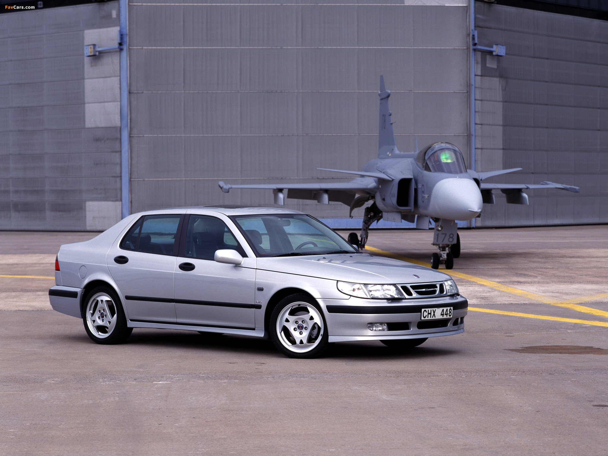 Saab 9 5 Aero Sedan 1999–2001 Wallpaper (2048x1536)