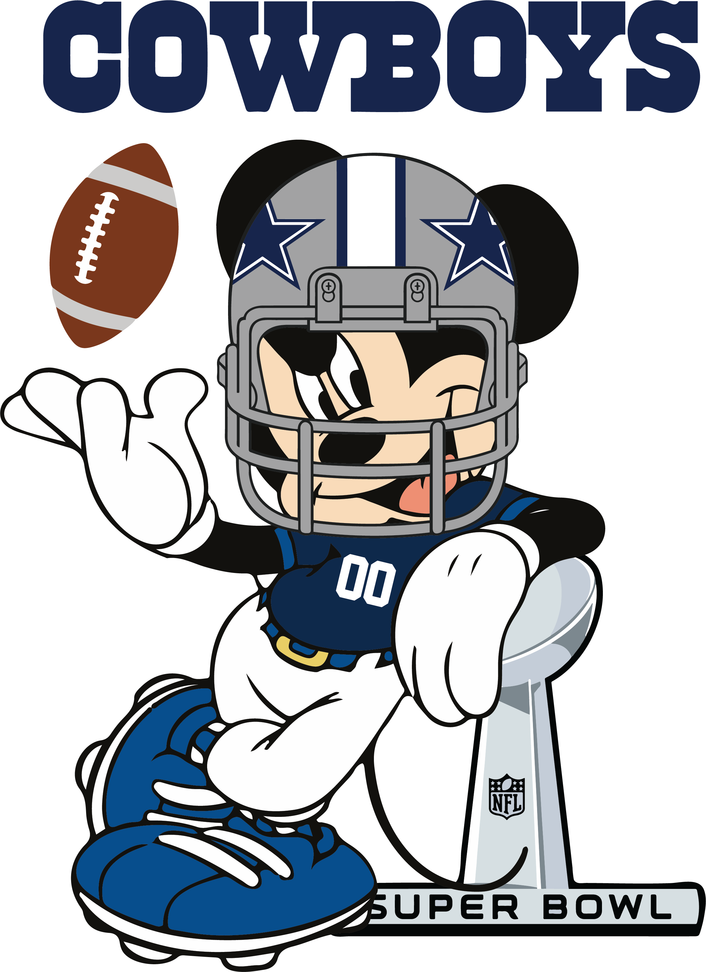 Dallas Cowboys Mickey Mouse Wallpapers - Wallpaper Cave